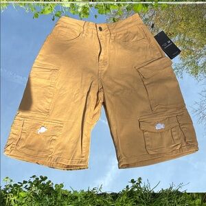 American Bazi Men's Cargo Shorts in Tan